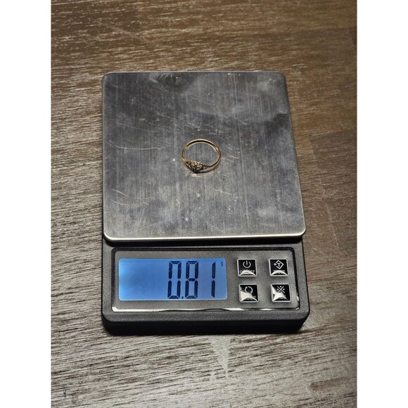 10K Cross Heart Ring Size 7 0.81g - Picture 5 of 5